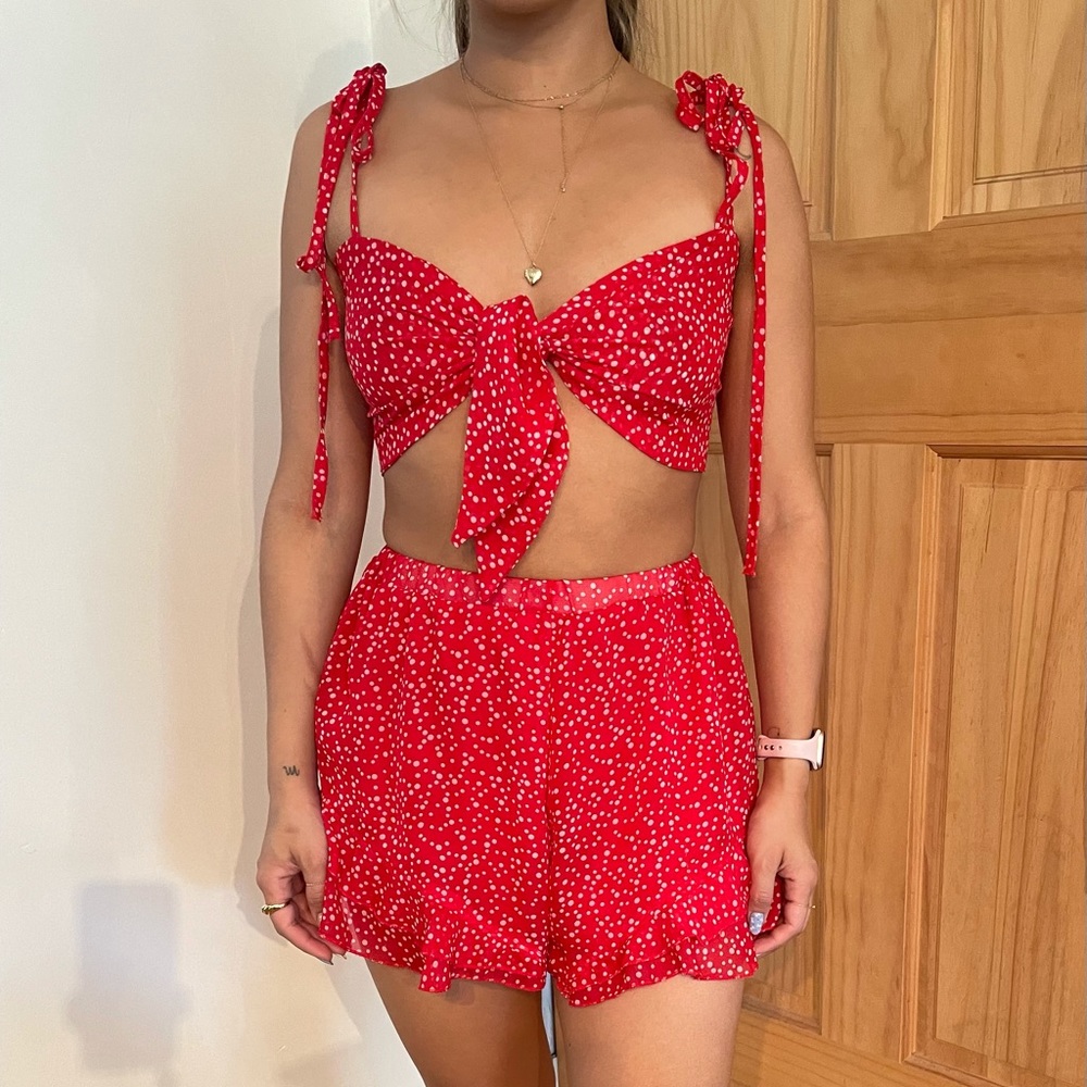Princess Polly 2 Piece Short and Crop top set